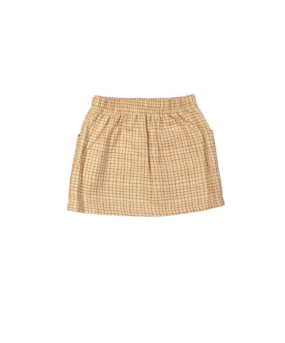 Rok ruit beige