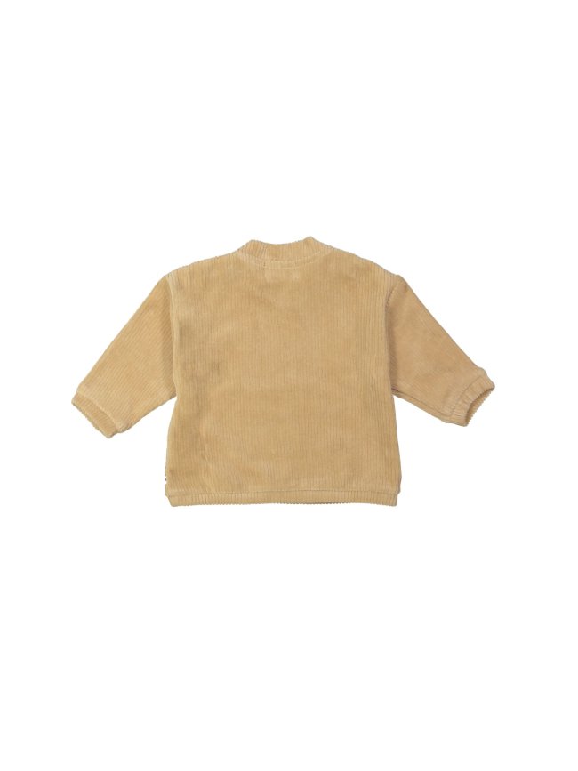 Sweater velours rib beige 01m-03m