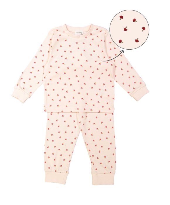 Pyjama mushroom lichtroze