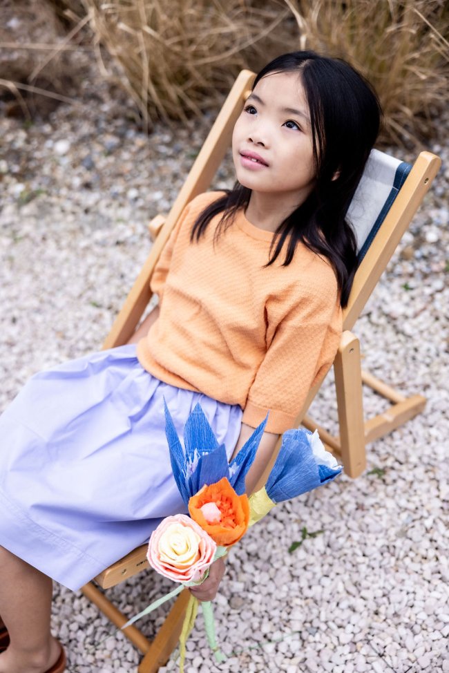 Pull KM oranje 12m-18m
