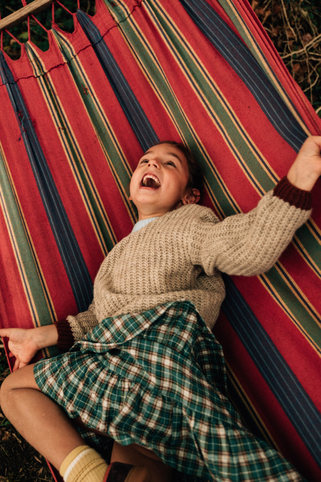 Rok ruit groen 12m-18m