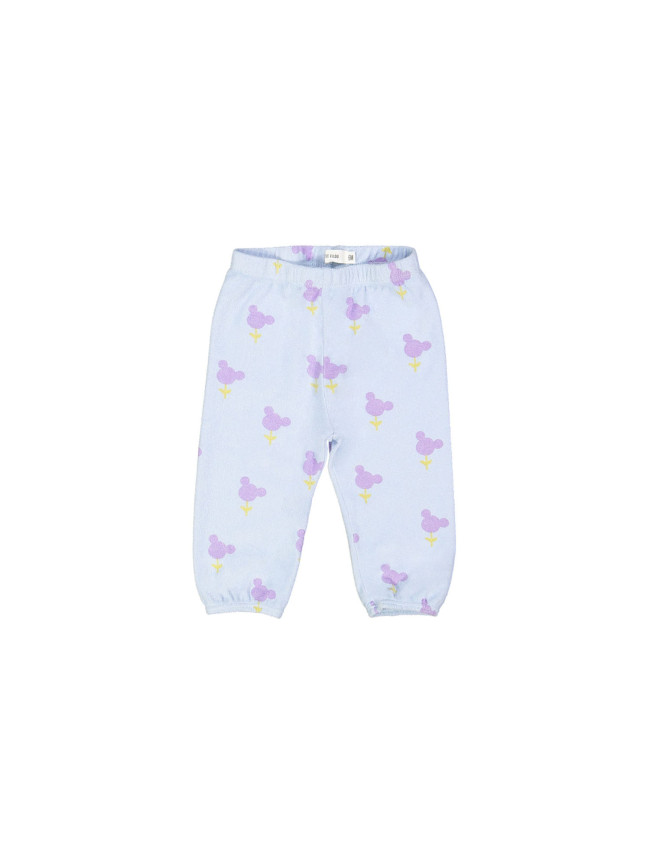 broek comfy mini bear flower lichtblauw 06m