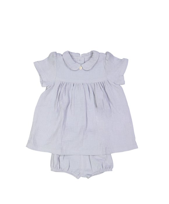 Jurk & Bloomer tetra grijsblauw