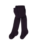 kousenbroek rib donker aubergine 16-18