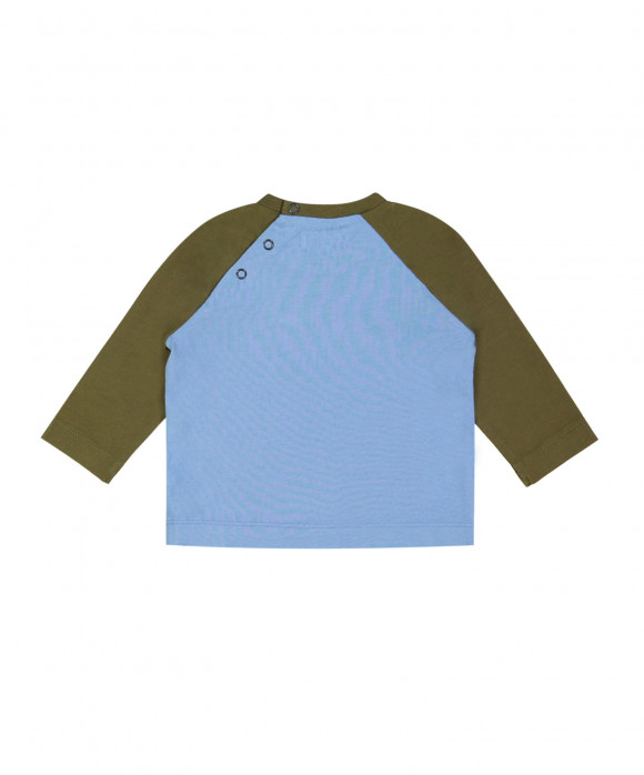 T-shirt raglan blauw