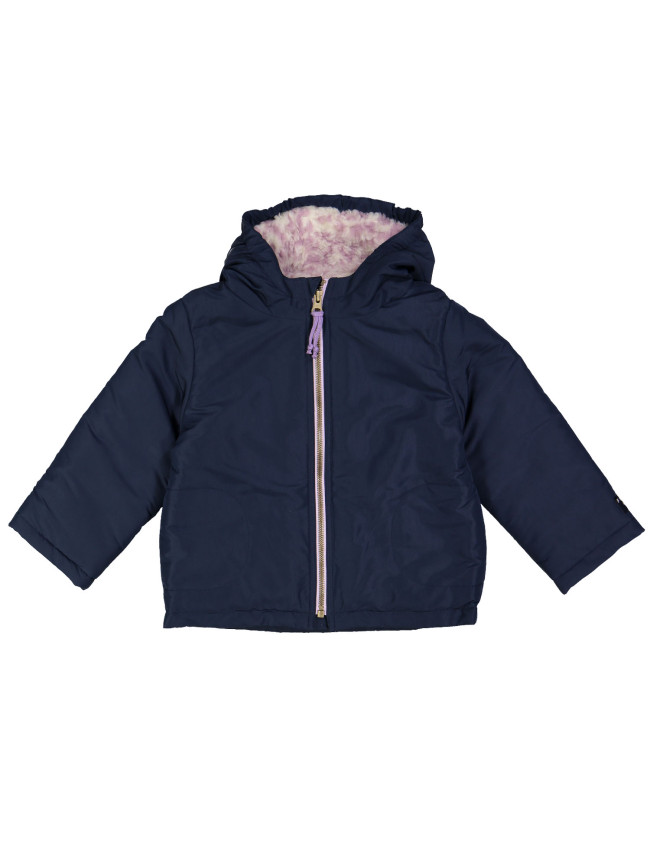 winterjas meisjes donkerblauw 12m