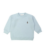 Sweater hat afgewassen blauw 12m-18m