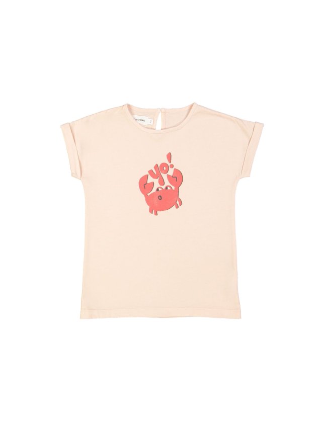 Jurk crab roze 12m