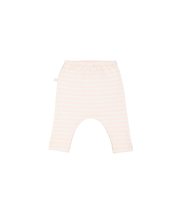 Broek rib streep lichtroze