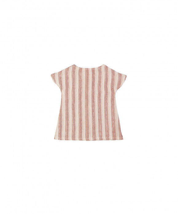 poppenkleed streep rood