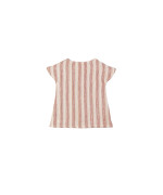 poppenkleed streep rood