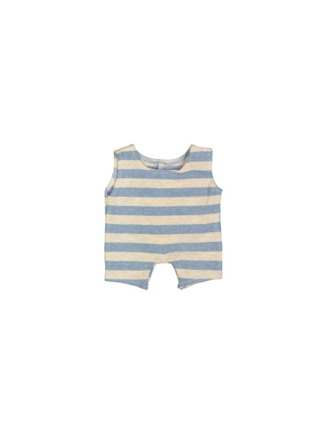 poppensalopette streep blauw chiné