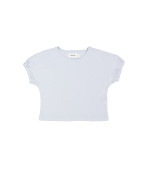 T-shirt ajour lichtblauw 12m