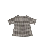 poppenkleed kleine vichy bruin