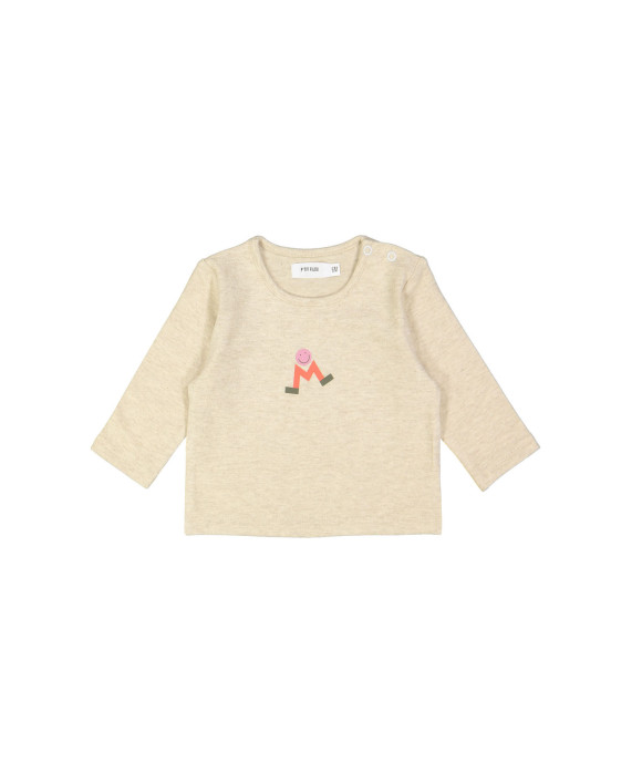 t-shirt M ecru chiné