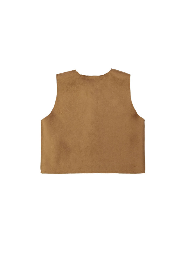 Bodywarmer lichtbruin 12m-18m