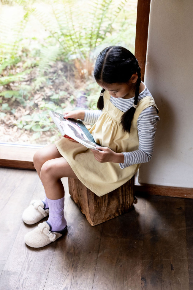 T-shirt streep melange grijs 12m