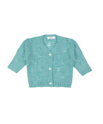 gilet mini ajour groen 03m