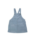 Jurk brede rib lichtblauw 12m-18m