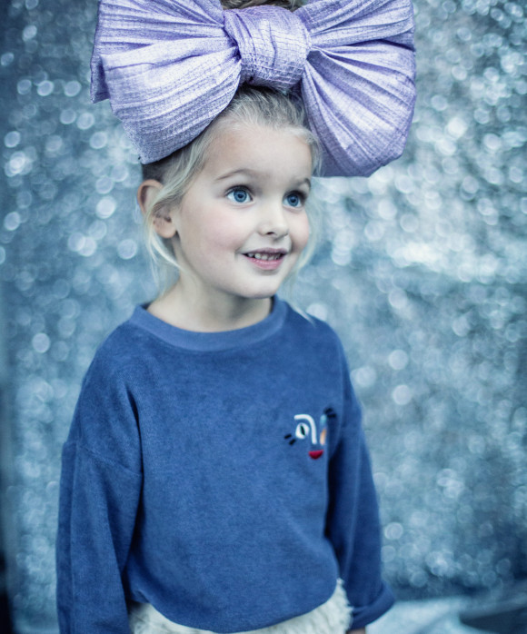 Sweater girl grijsblauw 