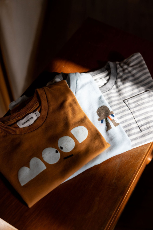 T-shirt mood oranje 12m