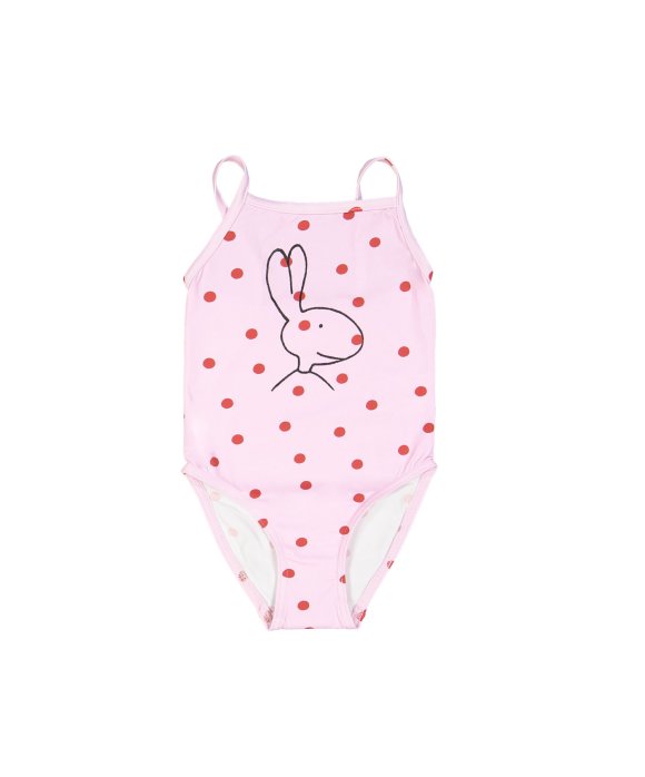 Badpak red dots lichtroze