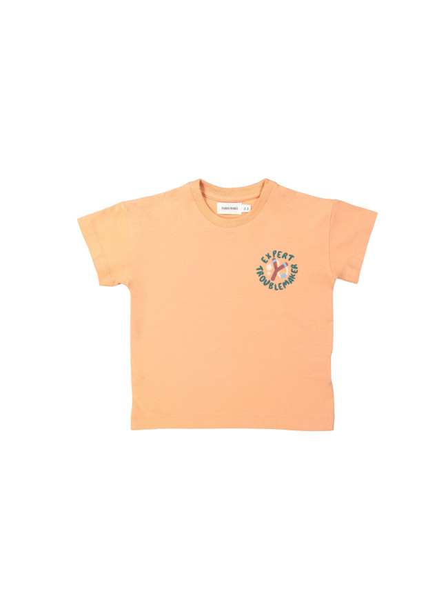 T-shirt expert oranje 12m