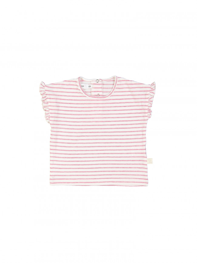 t-shirt mini streep fuchsia 06m