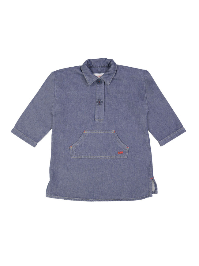 kleedje jeansblauw 10j