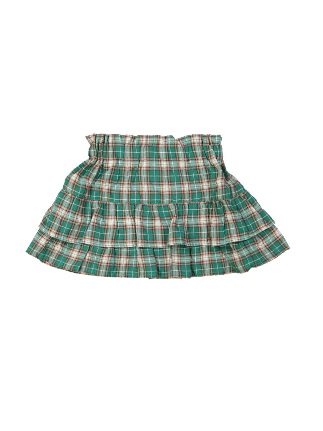 Rok ruit groen 12m-18m
