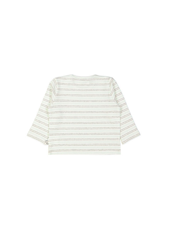 t-shirt mini streep aqua 00m