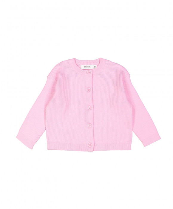 gilet mini rib roze