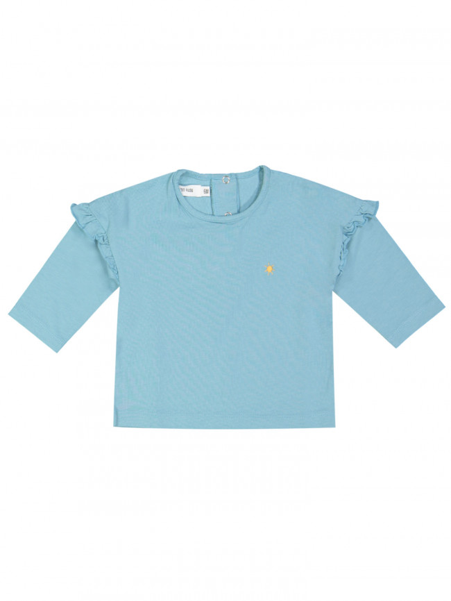 t-shirt mini golden sun blauw 03m
