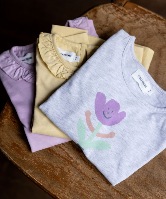 T-shirt frul geel 