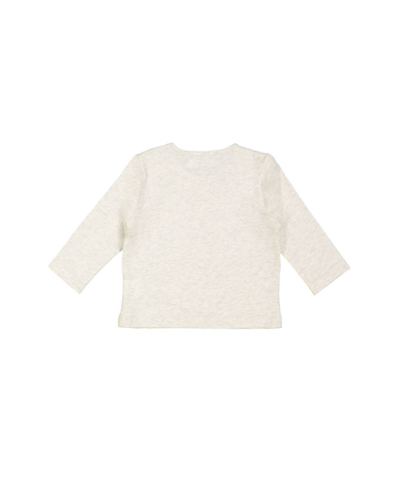 T-shirt mini home chiné lichtgrijs 