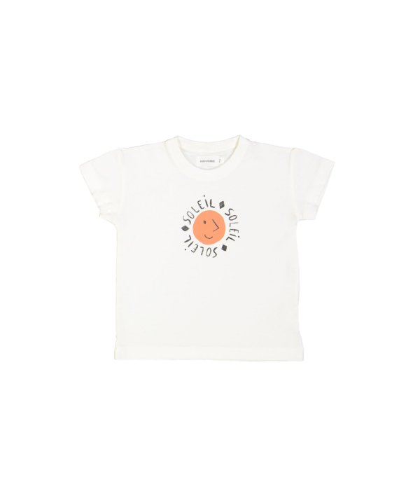 T-shirt soleil ecru 