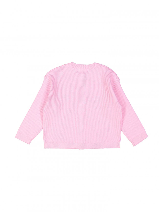 gilet mini rib roze 03m