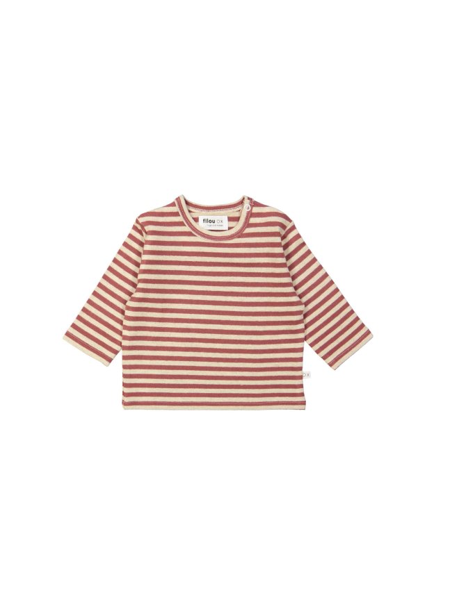 T-shirt streep bordeaux 00m
