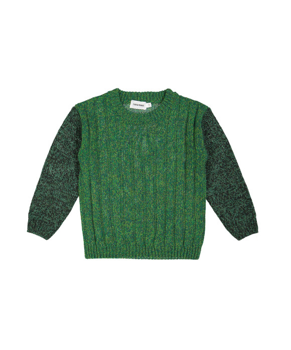 pull colourblock groen