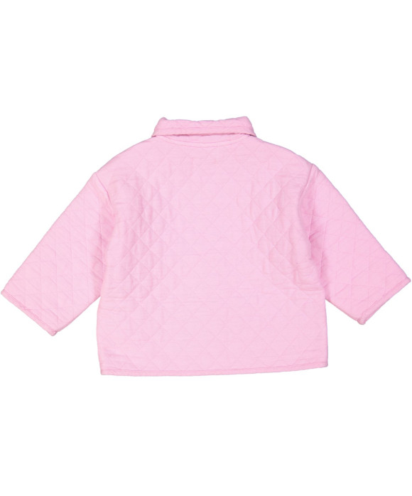 jas matelassé roze