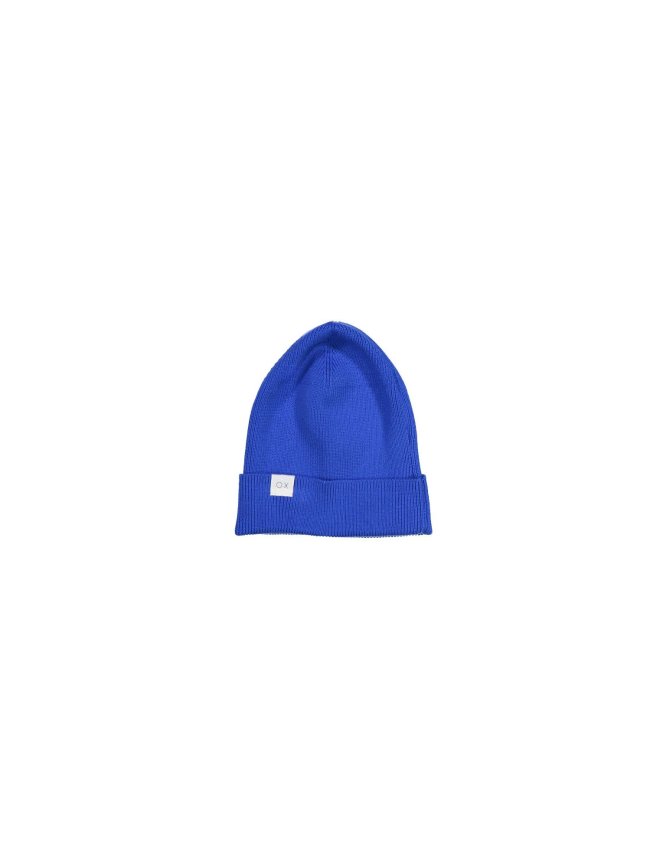 Muts blauw katoen