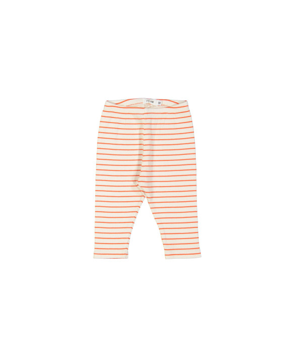 broek rib streep oranje