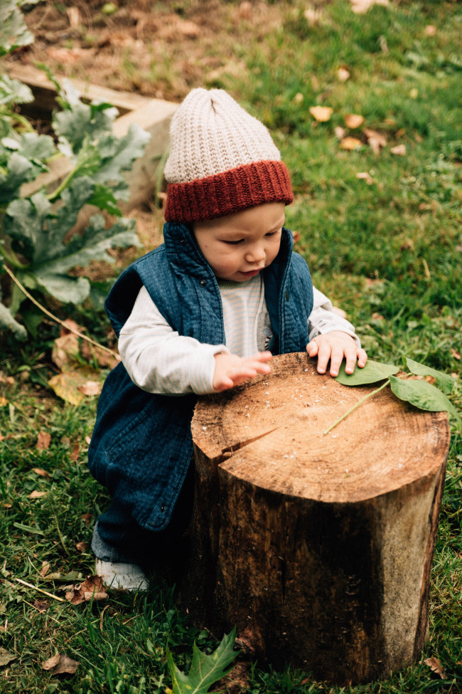 Bodywarmer jeans stone wash 12m-18m