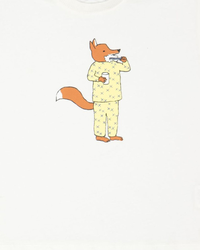 Pyjama brushing teeth ecru 02j-03j
