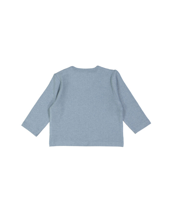 t-shirt M blauw chiné