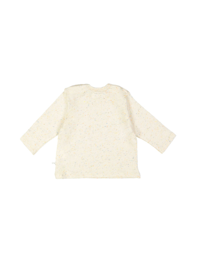 T-shirt spikkel hugs and kisses ecru 00m