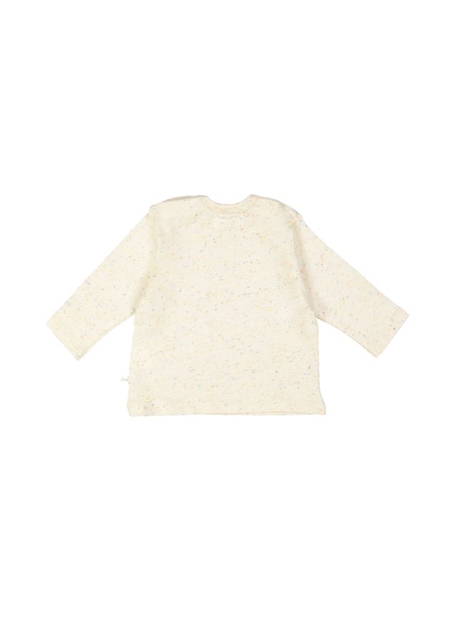 T-shirt spikkel hugs and kisses ecru 00m