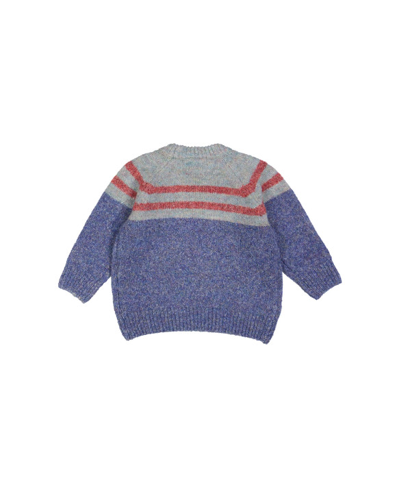 pull mini raglan stripes blue