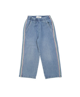 Jeans stone bleach lint 