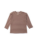 Sweater streep bordeaux 12m-18m